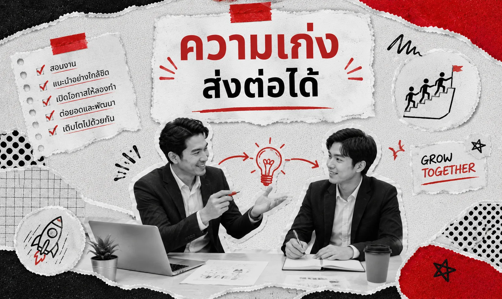 ความเก่งส่งต่อได้ ผ่านระบบ Mentor-Mentee และ 5 Levels of Leadership