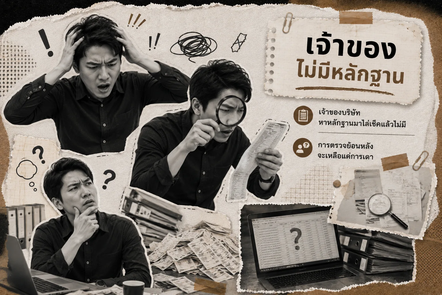 Problem 03: ถ้าเอกสารไม่ตามเงิน สุดท้ายเจ้าของจะตรวจอะไรไม่ได้เลย